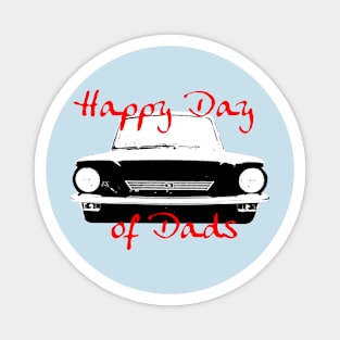 Father's Day 1970s Hillman Imp classic car Day of Dads Magnet